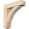 Ekena Millwork Thorton Craftsman Smooth Bracket w/ Offset Brace, Douglas Fir, 7 1/2"W x 30"D x 30"H BKT0806X30X30THR04SDF - alternate 1